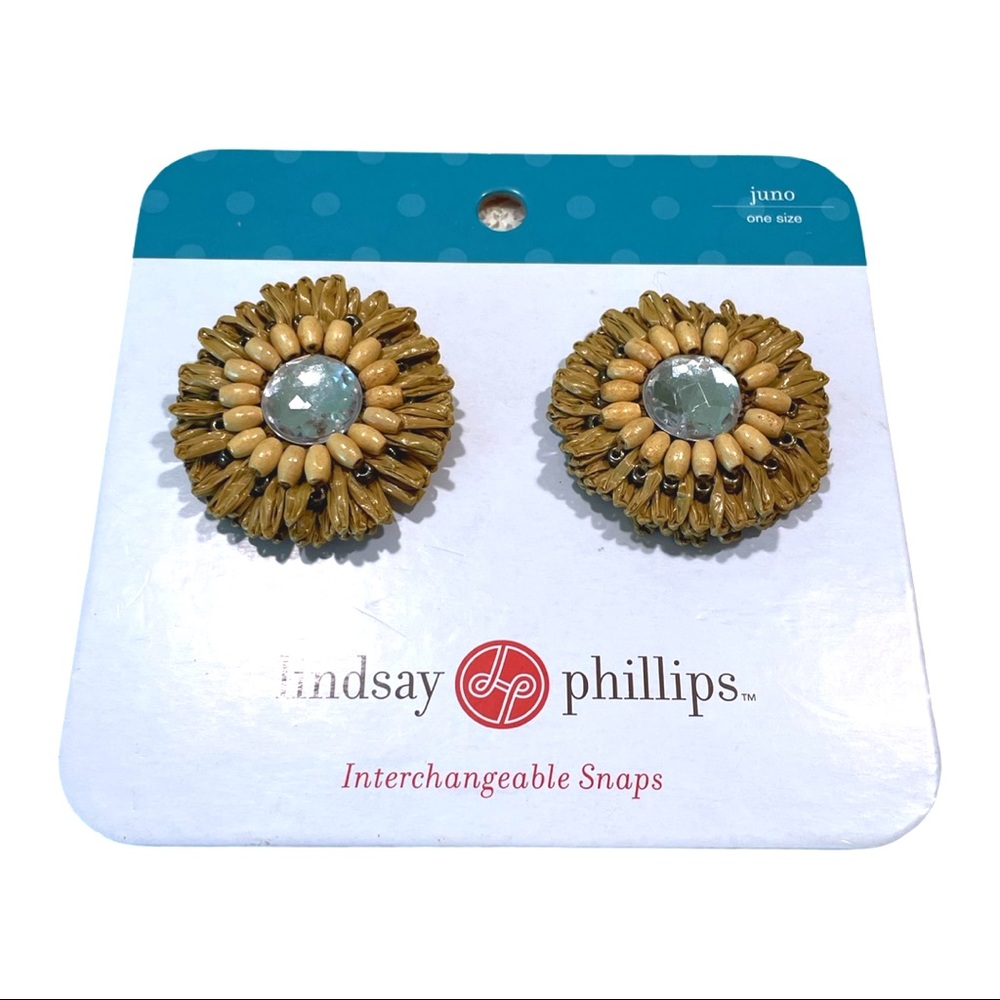 NEW Lindsay Phillips Interchangeable Shoe Snaps- boho look